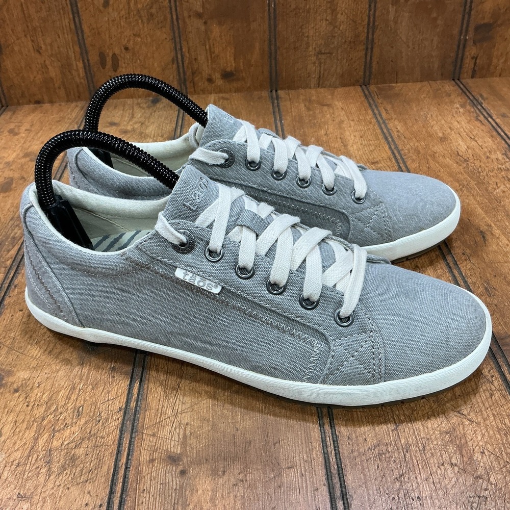 Taos Star Womens US 9 Gray Canvas Casual Everyday Lifestyle Sneakers Shoes